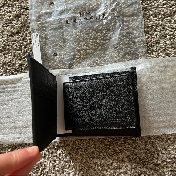 NWT Coach Men's 3 in 1 Leather Wallet - Picture 5 of 6